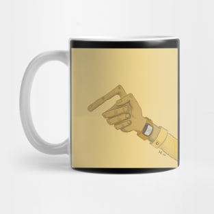 Pointing Mug